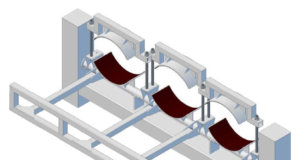 System do mocowania i transportu słupów wirowanych
