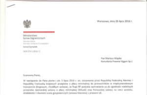 MSZ podziela stanowisko KPV w sprawie francuskiej płacy minimalnej