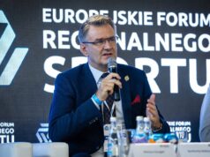 Prof. SGMK dr Mariusz Miąsko na IV Europejskim Forum Regionalnego Sportu o obronności Polski i znaczeniu infrastruktury strzeleckiej