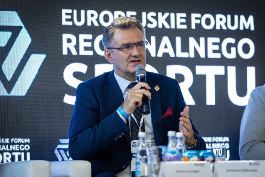 Prof. SGMK dr Mariusz Miąsko na IV Europejskim Forum Regionalnego Sportu o obronności Polski i znaczeniu infrastruktury strzeleckiej